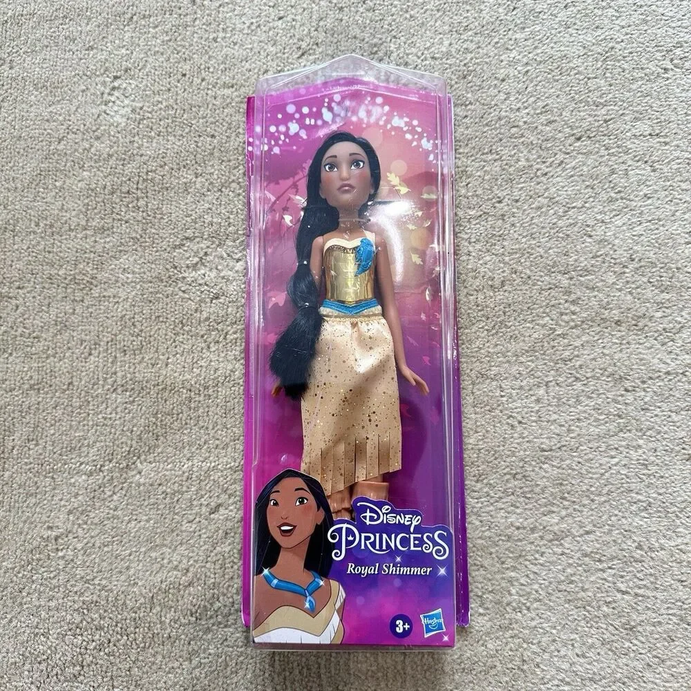 Disney Princess Royal Shimmer Pocahontas Doll Hasbro Sealed 2021 Native American
